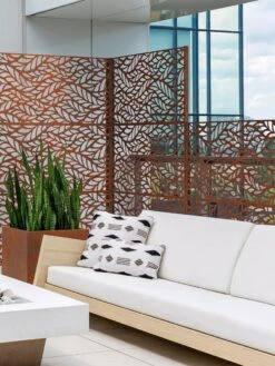 Veradek 2-Panel Privacy Screen Set, Flowleaf -Garden Supplies Sales 8599212 06V tif