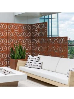 Veradek 2-Panel Privacy Screen Set, Star -Garden Supplies Sales 8599214 06v