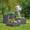 Exaco Hexagonal Raised Garden Bed Planter -Garden Supplies Sales 8599285 02V exaco hexagonal plastic raised garden bed planter tif