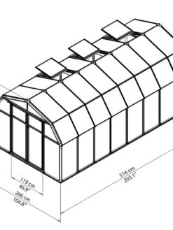 Canopia® By Palram Hobby Gardener Greenhouse, 8' 29 Canopia® By Palram Hobby Gardener Greenhouse, 8' -Garden Supplies Sales 8599333 04V tif