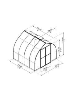 Canopia® By Palram Bella™ Greenhouse, 8' -Garden Supplies Sales 8599337 08v