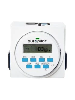 Digital Programmable 7 Day Timer Dual Outlet -Garden Supplies Sales 8599360 01v