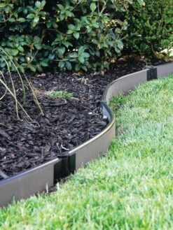 Curved Composite Landscape Edging Kit With 1" Boards -Garden Supplies Sales 8599404 11V tif