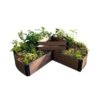 Circle Keyhole Garden With 1" Boards -Garden Supplies Sales 8599445 03v circle keyhole garden 1 inch uptown brown