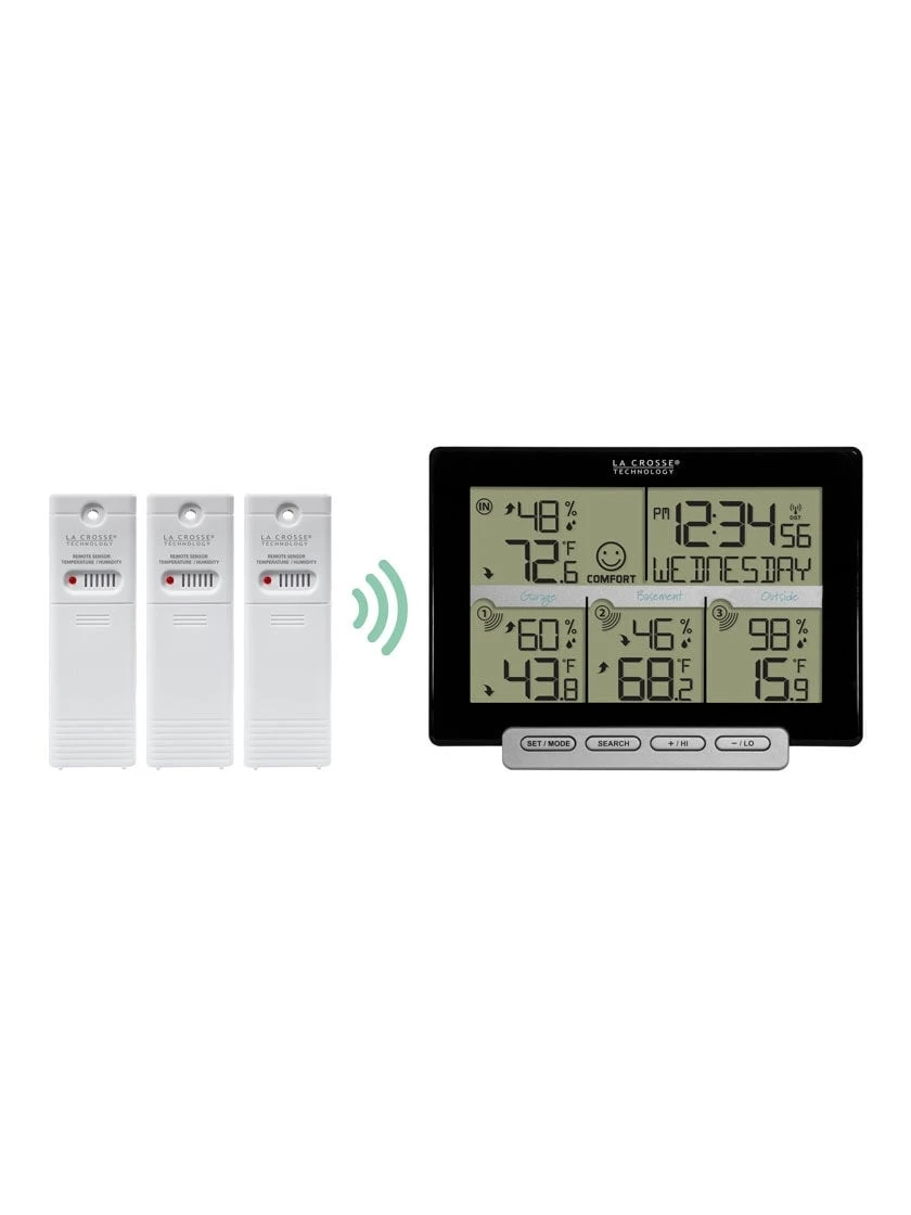 La Crosse 308-1412-3TX-INT Wireless Weather Station With 3 Sensors 4 La Crosse 308-1412-3TX-INT Wireless Weather Station With 3 Sensors - Image 2