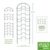 Achla Designs Waves Trellis Extension Piece -Garden Supplies Sales 8599492 01V tif