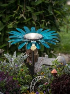 Desert Steel Daisy Solar Light -Garden Supplies Sales 8599556 07V tif
