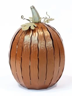 Desert Steel Pumpkin Luminary, Tall -Garden Supplies Sales 8599559 10v