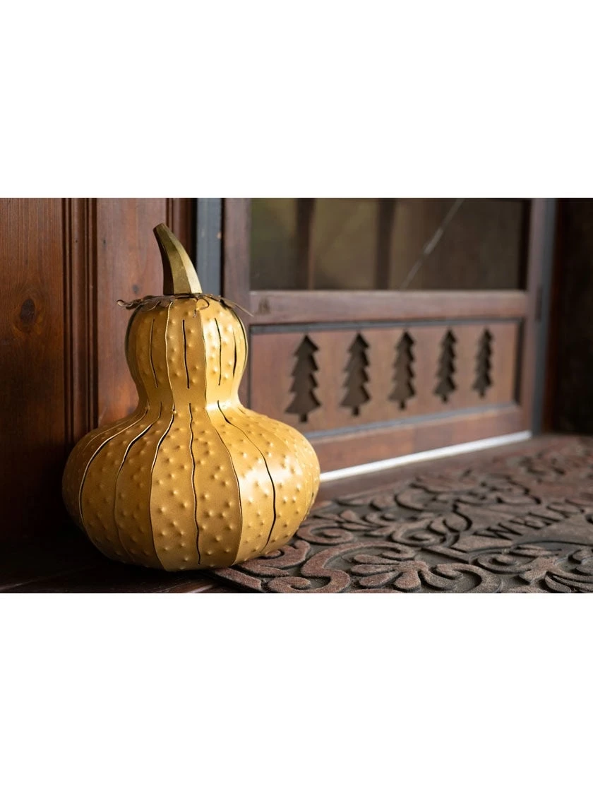 Desert Steel Gourd Luminary 7 Desert Steel Gourd Luminary - Image 5