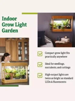 Bamboo Mini LED Grow Light Garden -Garden Supplies Sales 8599624 04
