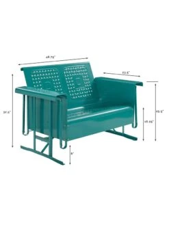 Crosley Bates Loveseat Glider 12 Crosley Bates Loveseat Glider -Garden Supplies Sales 8599629 02v