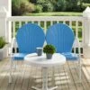 Crosley Griffith Loveseat & Table Metal Outdoor Seating Set -Garden Supplies Sales 8599635 01v crosley griffith loveseat and table metal