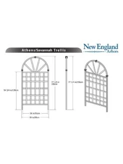 Savannah Composite Vinyl Trellis -Garden Supplies Sales 8599769 03v