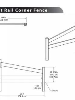 Split Rail Corner Vinyl Fence 7 Split Rail Corner Vinyl Fence -Garden Supplies Sales 8599774 03V tif