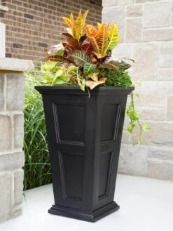 Fairfield Self-Watering Tall Patio Planters, 34” -Garden Supplies Sales 8600109 16V tif