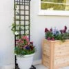 Mission-Style Planter Stand With Trellis 1 Mission-Style Planter Stand With Trellis -Garden Supplies Sales 8600111 19900 tif