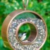 Fly-Thru™ Bird Feeder With Copper Finish -Garden Supplies Sales 8600193 01v fly thru bird feeder with copper finish