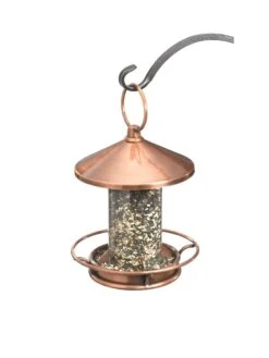 Classic Perch Bird Feeder With Copper Finish -Garden Supplies Sales 8600195 02v