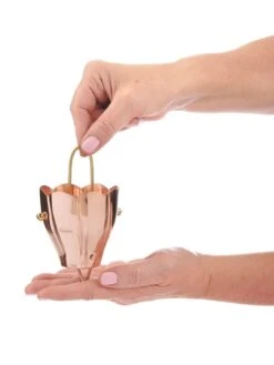 Crocus Pure Copper Rain Chain, 8.5' -Garden Supplies Sales 8600207 01v