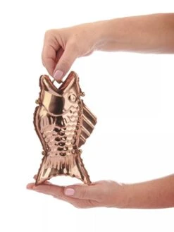 Fish Pure Copper Rain Chain, 8.5' -Garden Supplies Sales 8600209 02V tif