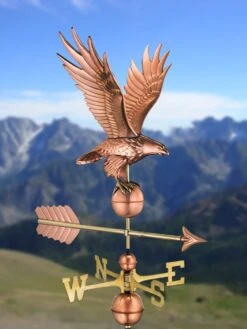 Freedom Eagle Copper Weathervane
