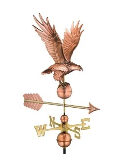 Freedom Eagle Copper Weathervane -Garden Supplies Sales 8600277 03v