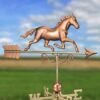 Galloping Horse Copper Weathervane -Garden Supplies Sales 8600346 06v galloping horse copper weathervane