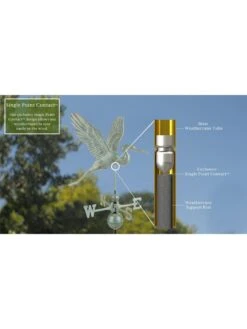Graceful Blue Heron Copper Weathervane -Garden Supplies Sales 8600374 06v