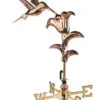 Hummingbird Garden Copper Weathervane With Pole -Garden Supplies Sales 8600377 01v hummingbird garden copper weathervane pole
