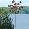Double Disc Staked Wind Spinner, 24" -Garden Supplies Sales 8600475 01v double disc staked wind spinner 24 inch