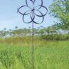 Feather Wind Spinner, 32" -Garden Supplies Sales 8600477 01v feather wind spinner 32 inch