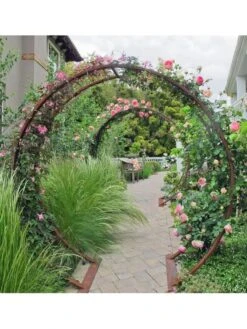 Gracie Modern Arbor, Large -Garden Supplies Sales 8600515 06V gracie modern arbor oxide 1