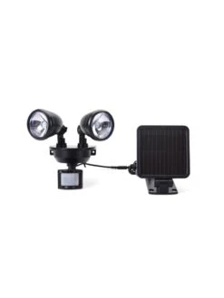 MAXSA®Solar Dual Head LED Motion Activated Light -Garden Supplies Sales 8605650 02v