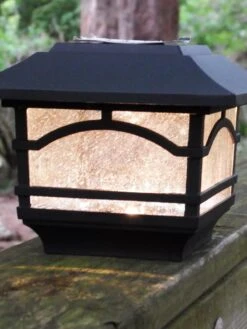 Solar Post Cap Railing Light 2-Pack -Garden Supplies Sales 8608699 02V tif