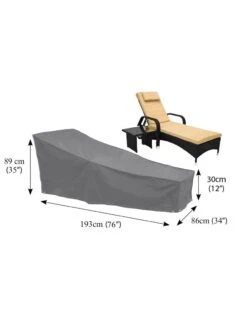 Bosmere Chaise Lounge Waterproof Chair Cover -Garden Supplies Sales 8608853 03v