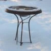 Birds Choice ® Heated Birdbath With Three Legged Black Stand -Garden Supplies Sales 8608877 01v heated bird bath with three legged stand black