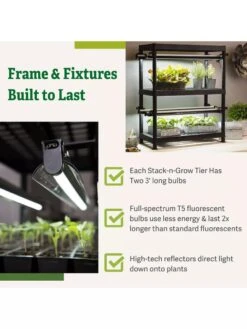 Stack-n-Grow Lights - 2-Tier System -Garden Supplies Sales 8608905 7