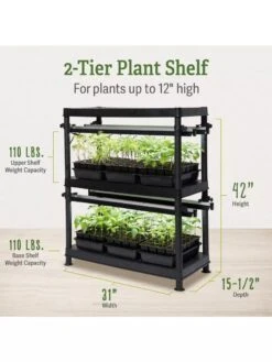 LED Stack-n-Grow Lights - 2-Tier System -Garden Supplies Sales 8608906 1