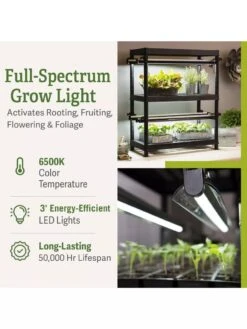 LED Stack-n-Grow Lights - 2-Tier System -Garden Supplies Sales 8608906 2