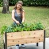 Self-Watering Elevated Planter Box, 2' X 4' -Garden Supplies Sales 8608959 4040 tif