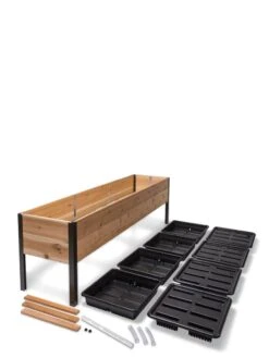 Self-Watering Elevated Planter Box, 2' X 8' -Garden Supplies Sales 8608960 2297 tif