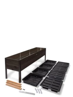 Self-Watering Eco-Stained Elevated Planter Box, 2' X 8' 33 Self-Watering Eco-Stained Elevated Planter Box, 2' X 8' -Garden Supplies Sales 8608967 4297 tif
