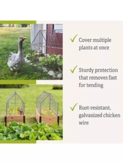 Chicken Wire Crop Coop -Garden Supplies Sales 8609080 2