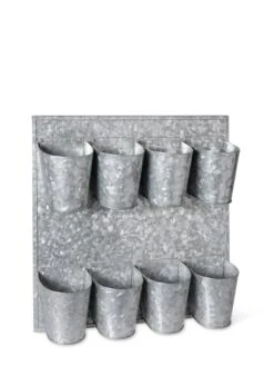 8 Pot Metal Wall Planter -Garden Supplies Sales 8609089 9665 tif