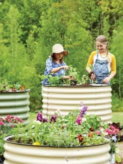 Birdies™ Round Metal Raised Bed, Tall -Garden Supplies Sales 8609152 7563 tif