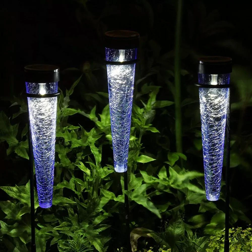 Achla Designs Solar Sparkle Cone With Stakes, Set Of 3 6 Achla Designs Solar Sparkle Cone With Stakes, Set Of 3 - Image 4