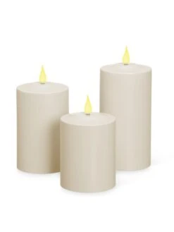 Outdoor LED Pillar Candles -Garden Supplies Sales 8609405 05v