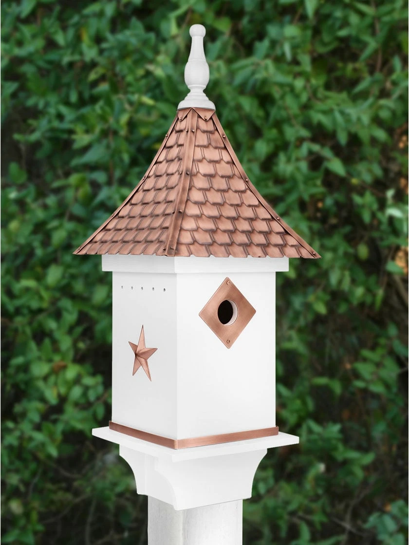 Villa Copper Shingle Bird House 3 Villa Copper Shingle Bird House