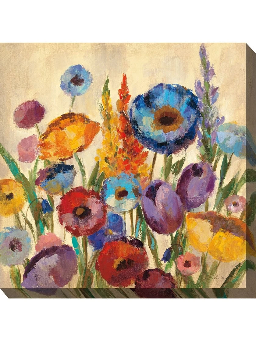 Jovial Blooms Outdoor Wall Art 3 Jovial Blooms Outdoor Wall Art