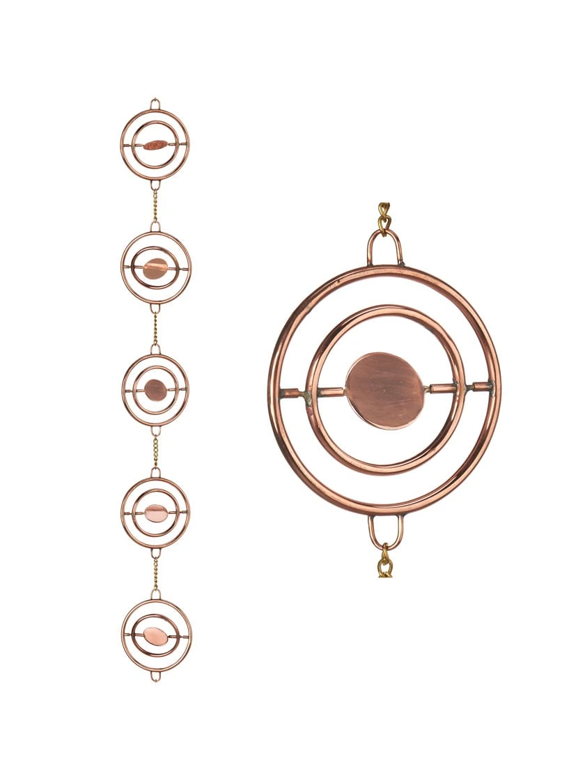 Stellar Copper Rain Chain, 8.5ft 3 Stellar Copper Rain Chain, 8.5ft